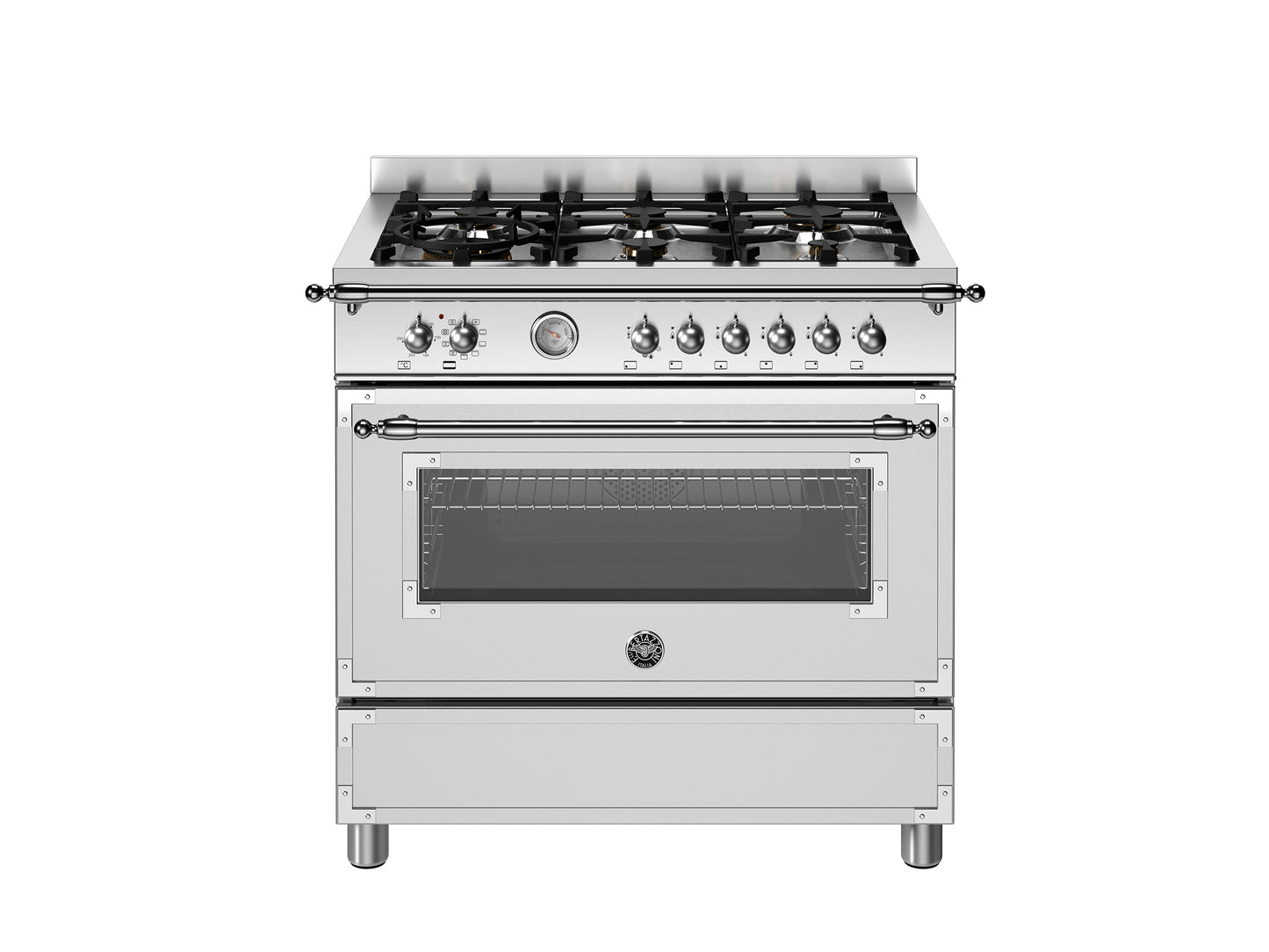 Bertazzoni Heritage Series, 90 cm 6-Burner, Electric Oven