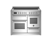 PRO115I3EXT 110 cm induction top, electric triple oven, Professional Series