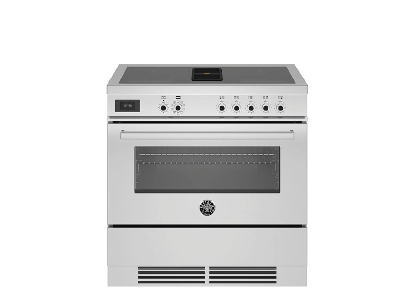 PROCH94I1EXT, 90 cm Air-Tec cooker with induction top and integrated hood, electronic oven, Professional Series