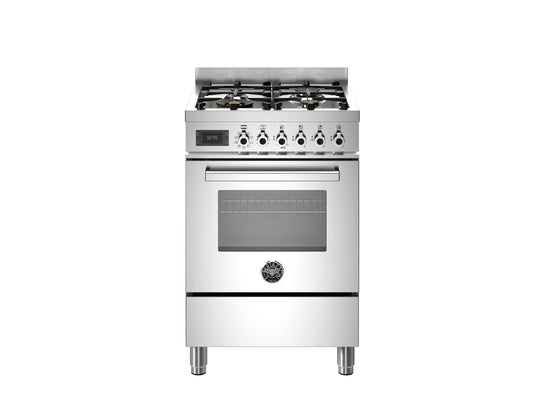 PRO64L1EXT, 60 cm 4-burner, electric oven, Professional Series