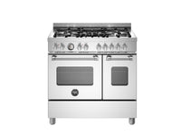 MAS95C2EXC, 90 cm 5-burner, electric double oven, Master Series