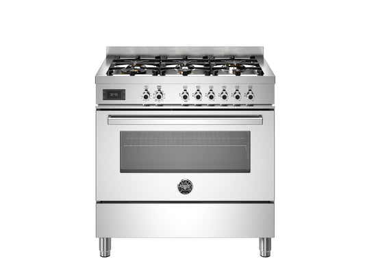 PRO96L1EXT, 90 cm 6-Burner, Electric Oven, Professional Series