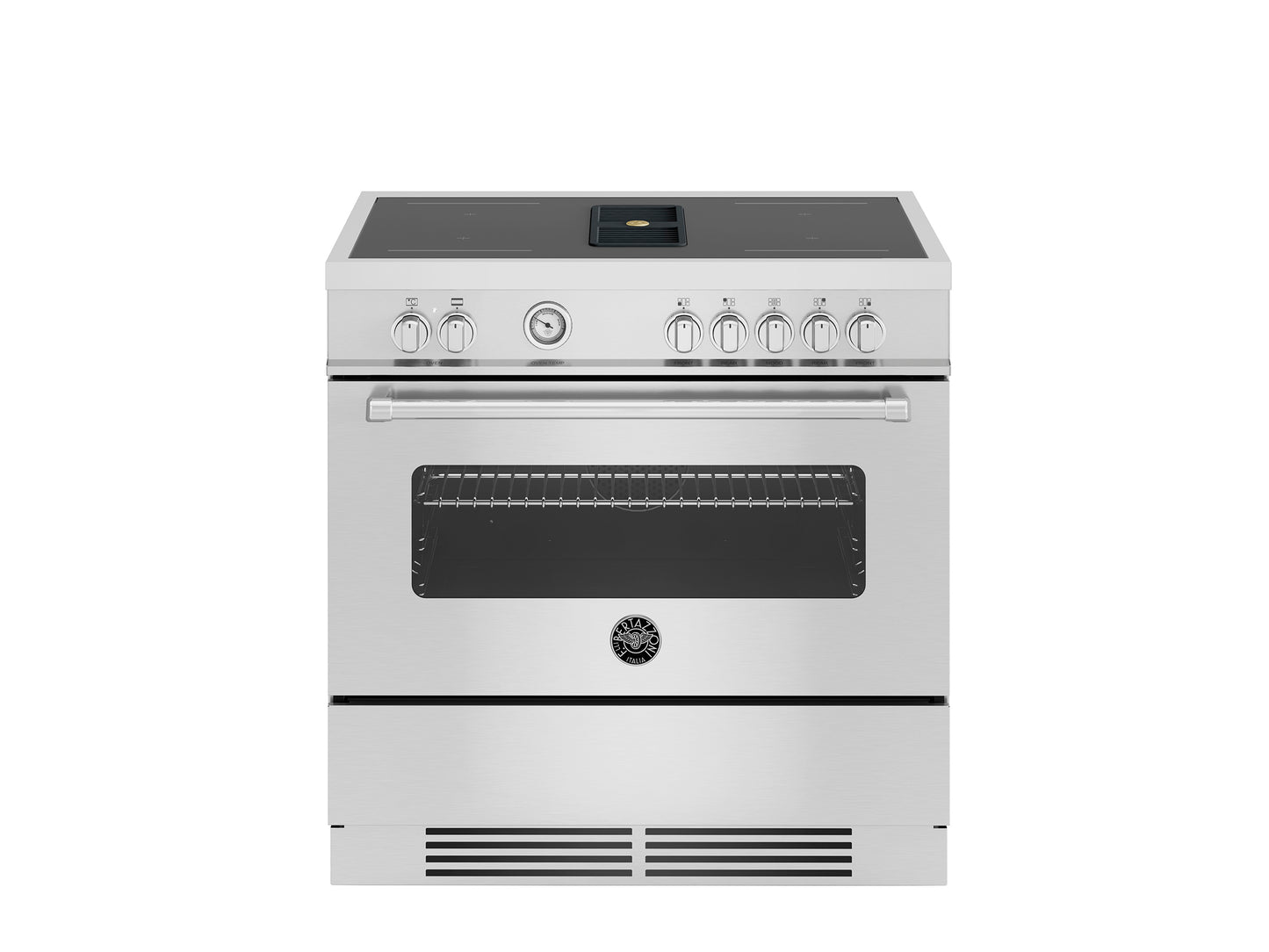 MASCH94I1EXT, 90 cm Air-Tec cooker with induction top and integrated hood, electronic oven, Master Series