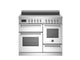 PRO105I3EXT, 100 cm induction top, electric triple oven, Professional Series