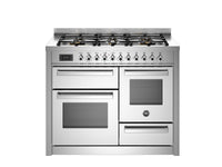 PRO116L3EXT 110 cm 6-burner, electric triple oven, Professional Series