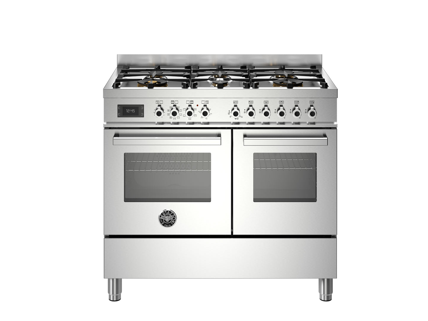 PRO106L2EXT, 100 cm 6-burner, electric double oven, Professional Series