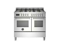 PRO106L2EXT, 100 cm 6-burner, electric double oven, Professional Series