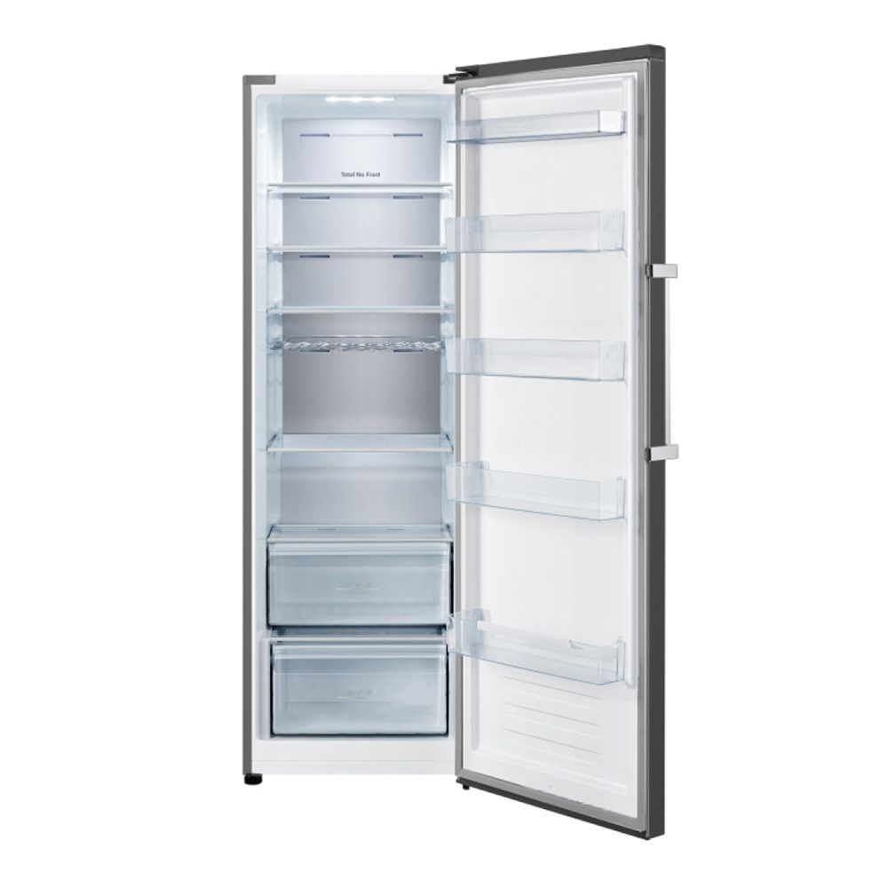 Teknix TH60TLBIX Tall Fridge Frost Free Black Steel
