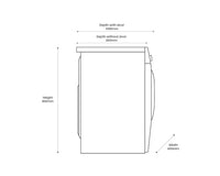 Samsung WW11DG6B85LBU1 Bespoke AI Front-Load Washing Machine Series 6 AI Energy 11KG