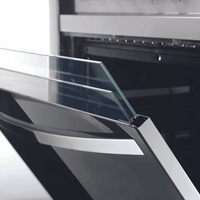 Venezia 90 cm Dual Fuel Range Cooker - Black Matte - Lofra Cookers