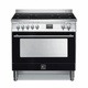 Venezia 90 cm Electric Fuel Cooker - Black Matte - Lofra Cookers