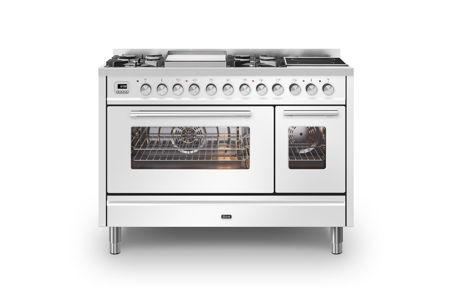 Ilve Roma 120 Fry-Top + 2-Zone Induction