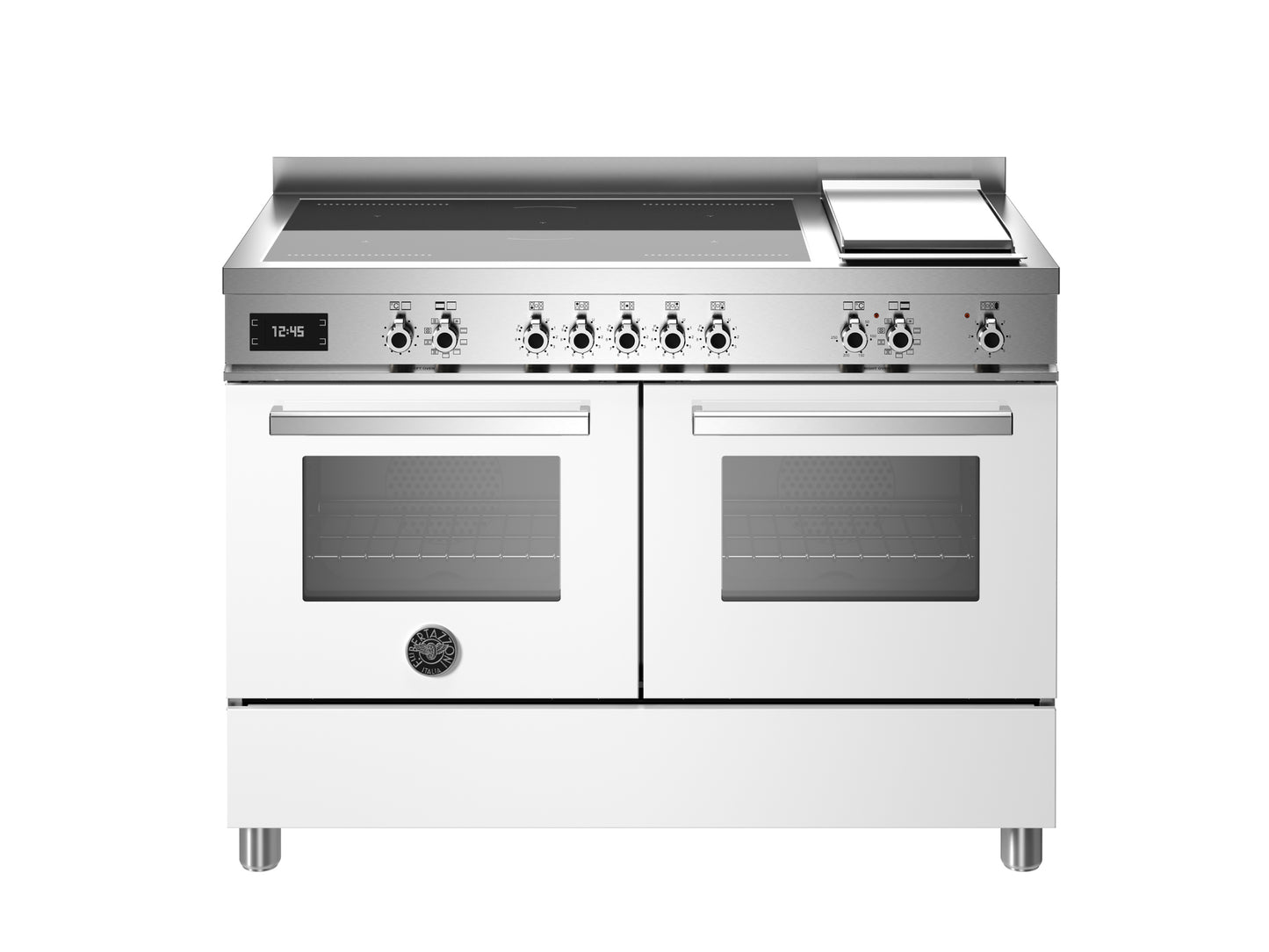 Bertazzoni Professional Series, 120 cm induction top + griddle, electric double oven