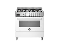 PRO96L1EXT, 90 cm 6-Burner, Electric Oven, Professional Series