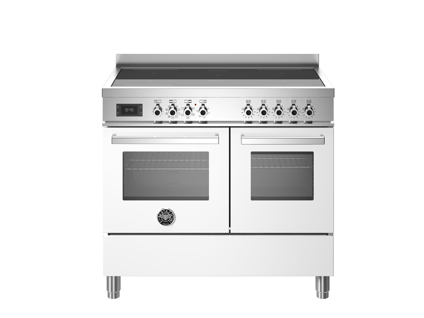 PRO105I2EXT 100 cm induction top, electric double oven, Professional Series