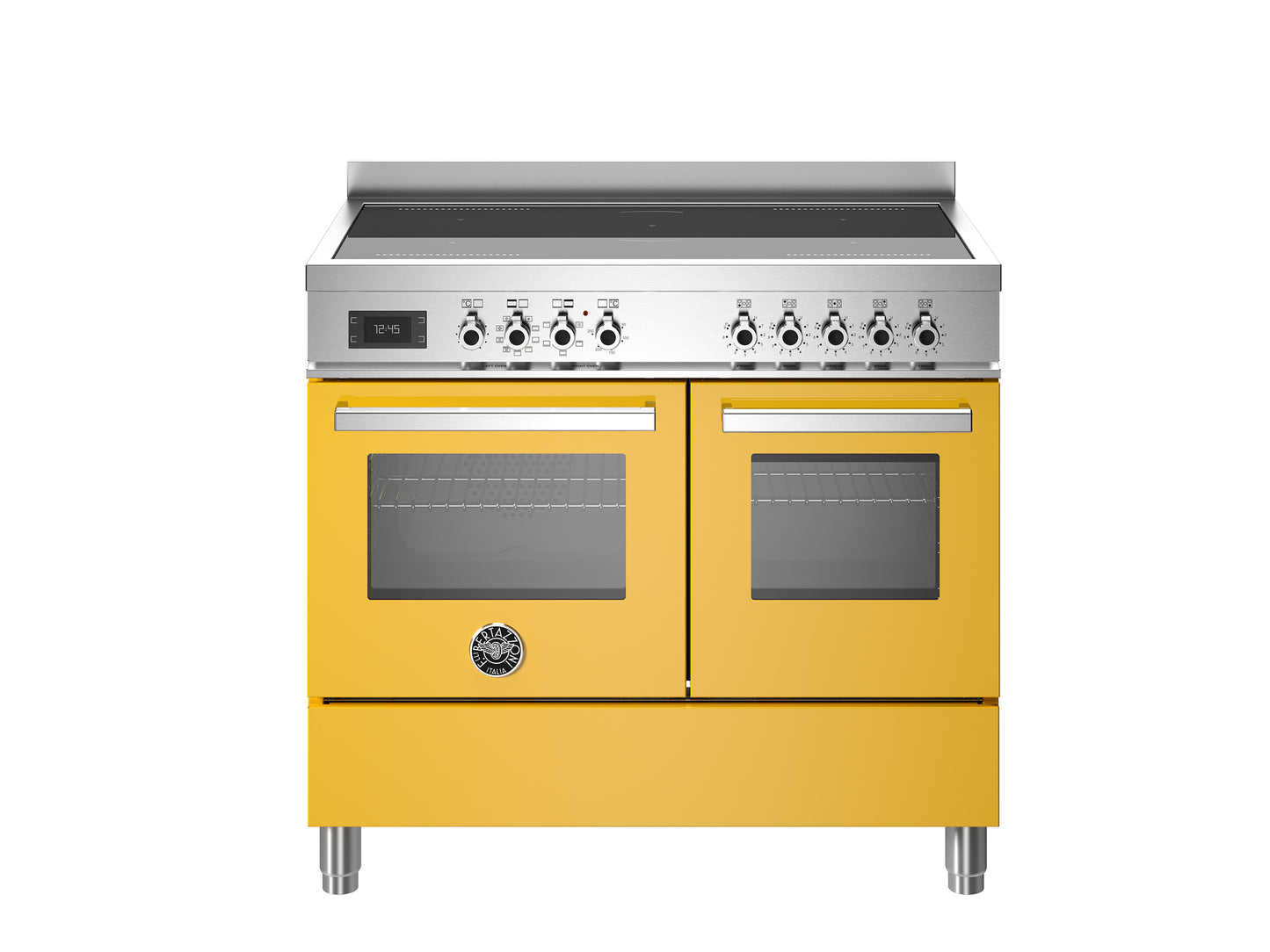 PRO105I2EXT 100 cm induction top, electric double oven, Professional Series