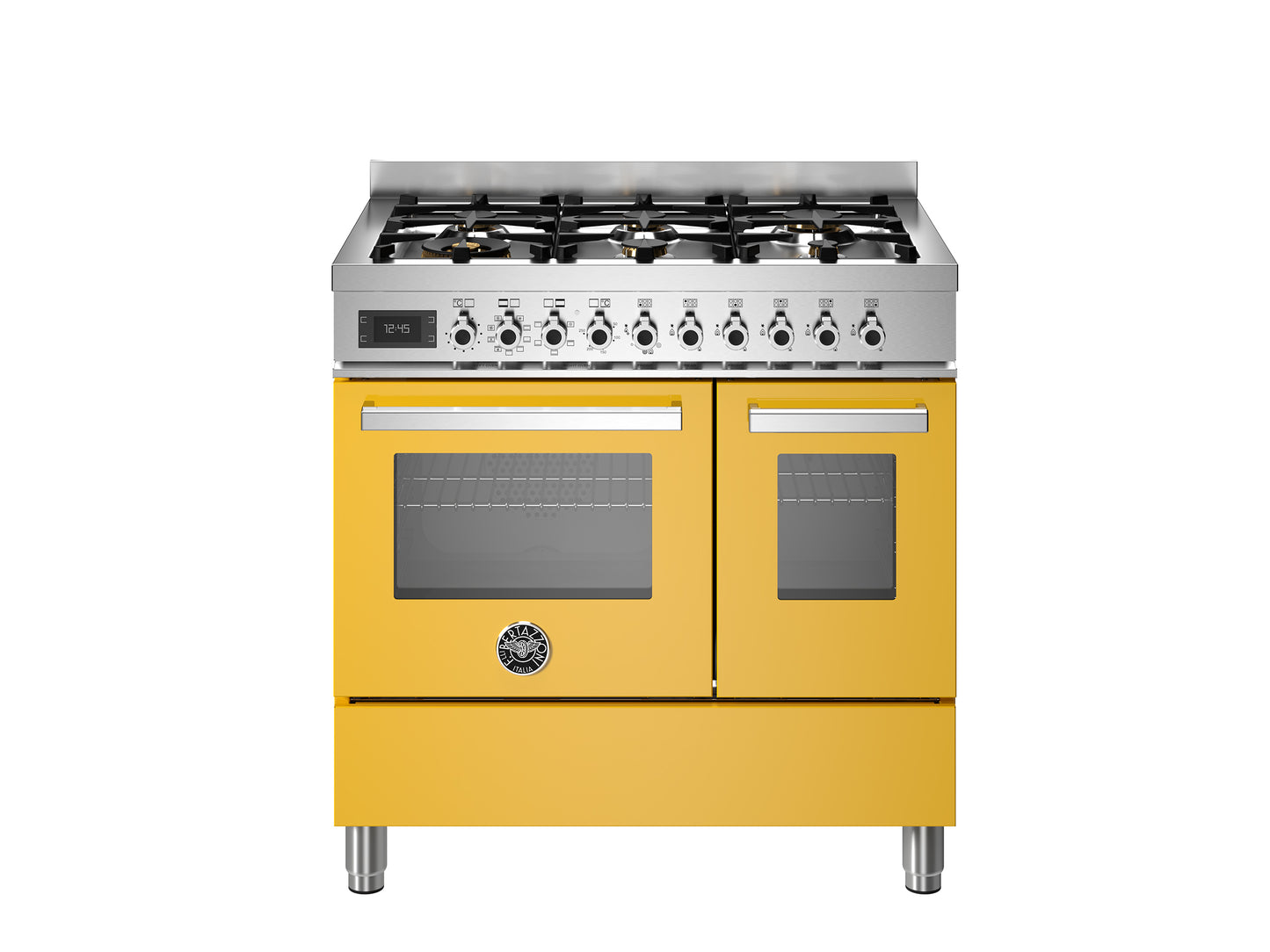 PRO96L2EXT, 90 cm 6-burner, electric double oven, Professional Series