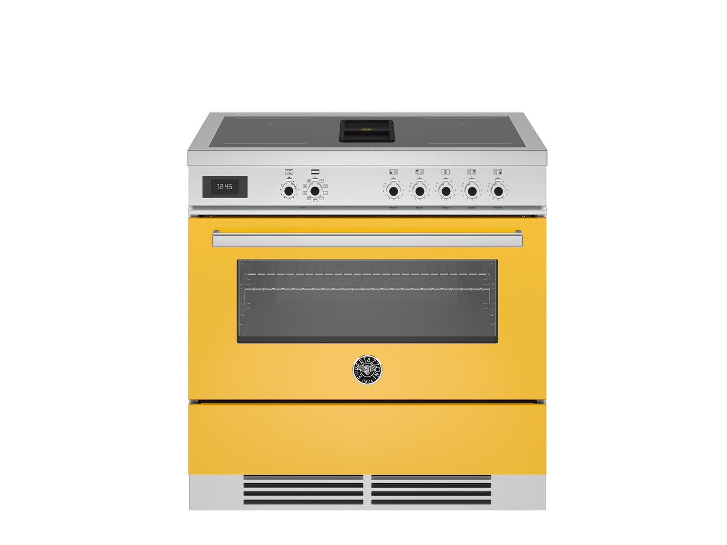 PROCH94I1EXT, 90 cm Air-Tec cooker with induction top and integrated hood, electronic oven, Professional Series