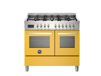 PRO106L2EXT, 100 cm 6-burner, electric double oven, Professional Series
