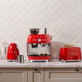 Smeg TSF01RDUK Toaster, Red