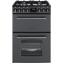 Belling MRA FARMHOUSE 60cm Dual Fuel Cooker with Double Oven - Anthracite